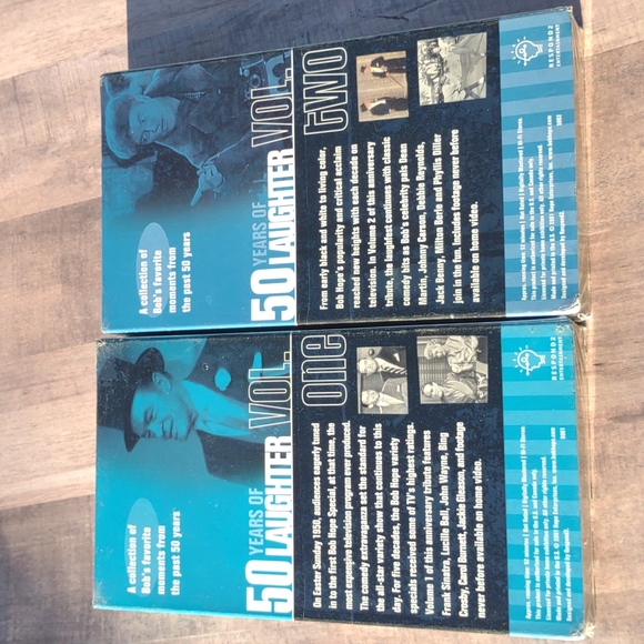 🎁 🆕 Sest of Bob Hope- 50 Years of Laughter- Vol 1 & 2 Sealed - Picture 5 of 7